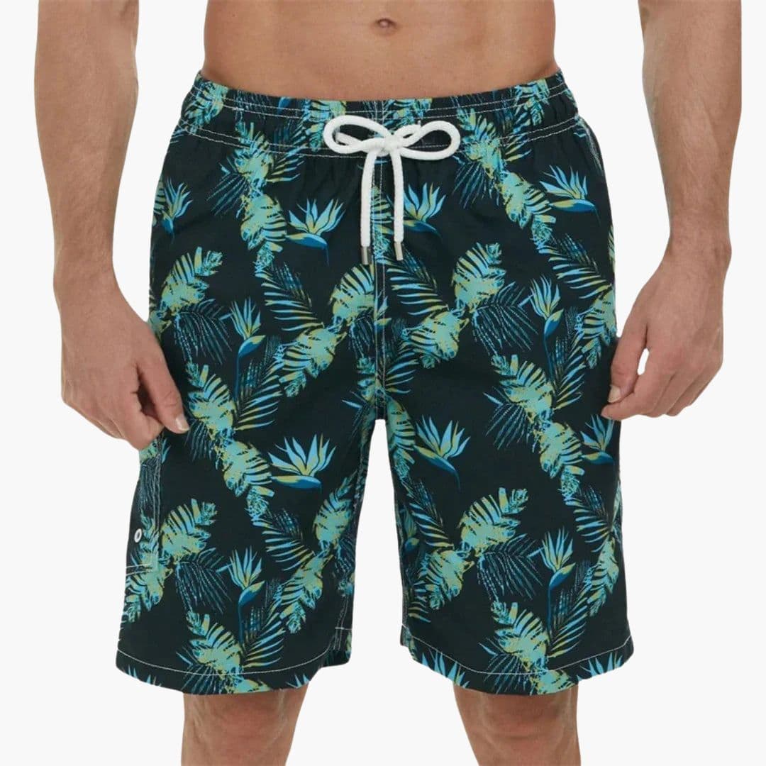 Herren Badeshorts | Straight | Mit Kordelzug | Sommer