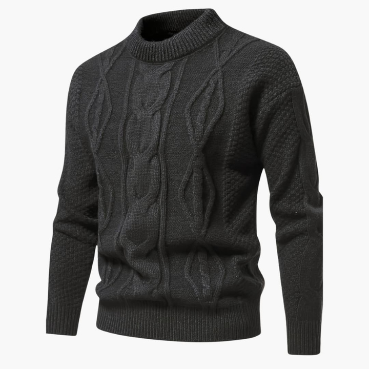 Pullover Herren | Kabelstrick Klassisch Warm | Strickpullover Herren Modern