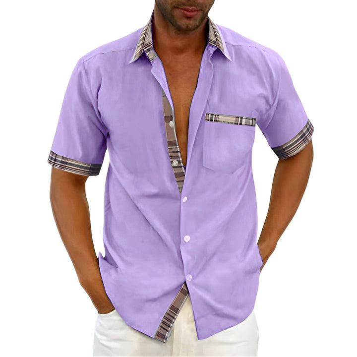 Herren Hemd | Slimfit | Brusttasche | Sommer