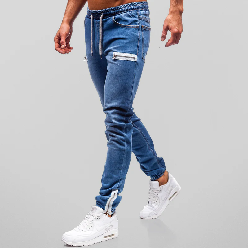 Herren Jeans | Slimfit Cargo | Reißverschluss | Frühling
