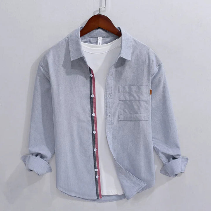 Herren Hemd | Straight | Mit Knöpfen | Sommer