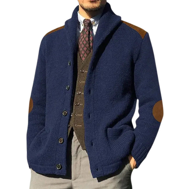 Herren Cardigan | Sjaalkragen Stil | Elegante Winterkleider