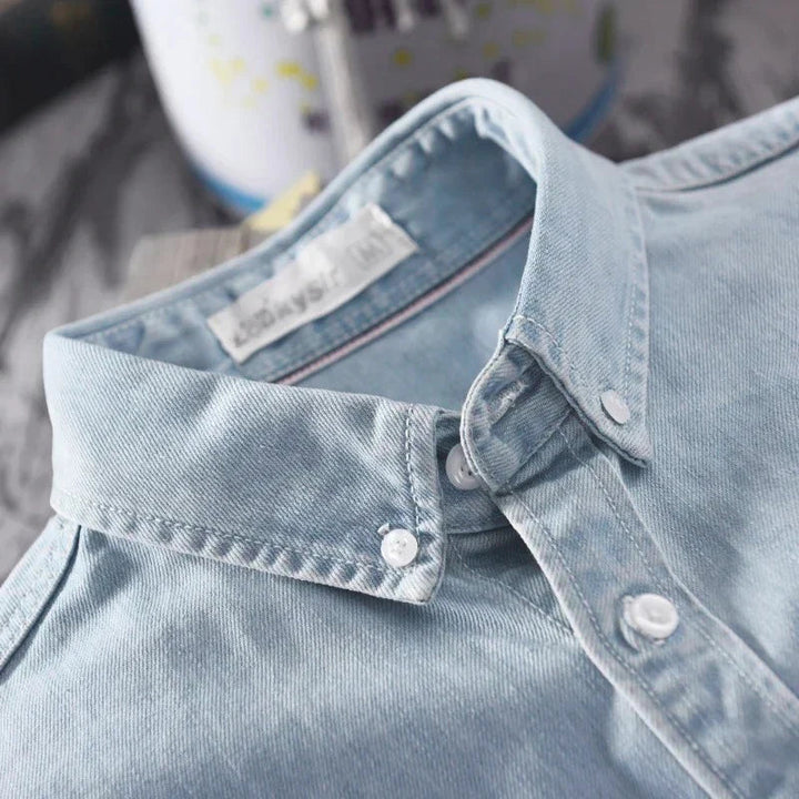 Herren Hemd | Straight | Mit Knöpfen | Sommer
