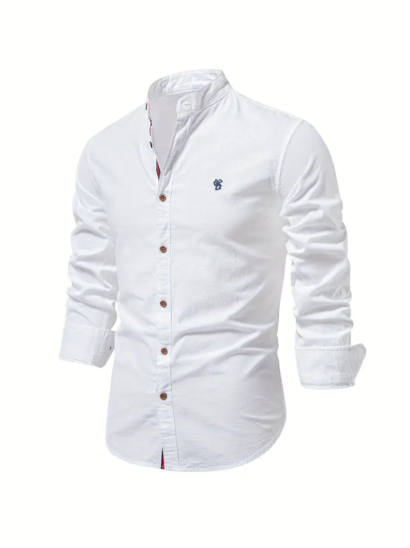 Herren Shirt | Slimfit | Mit Knopfleiste | Business Alltag Frühling