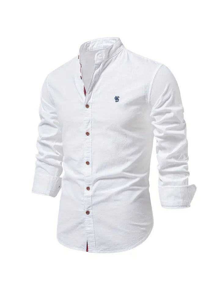 Herren Shirt | Slimfit | Mit Knopfleiste | Business Alltag Frühling