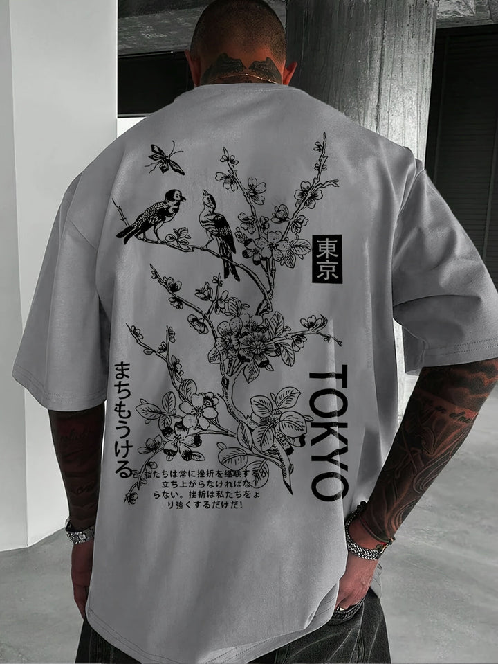 Herren T-Shirt | Oversized | Print | Sommer