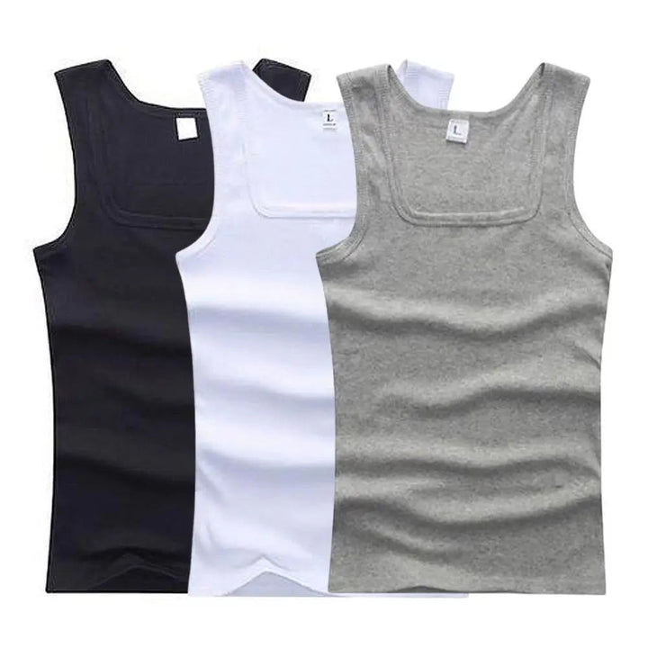 Herren Tanktop Set | Slimfit | Ärmellos | Sommer