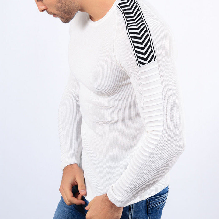 Strickpullover Herren | Modernes Design | Sportlicher Pullover