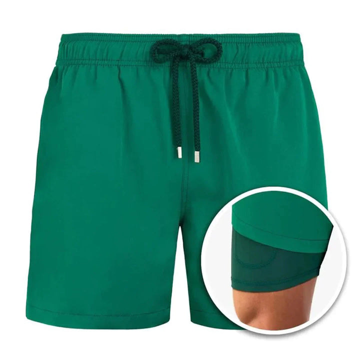 Herren Badeshorts | Straight | Tropisches Muster | Sommer