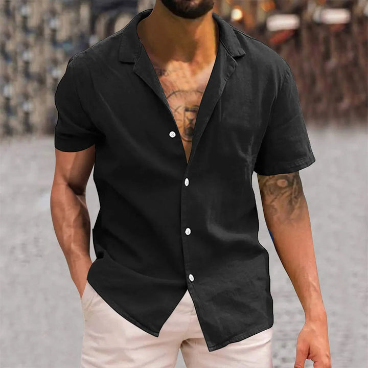 Herren Shirt | Slimfit | Mit Knöpfen | Sommer