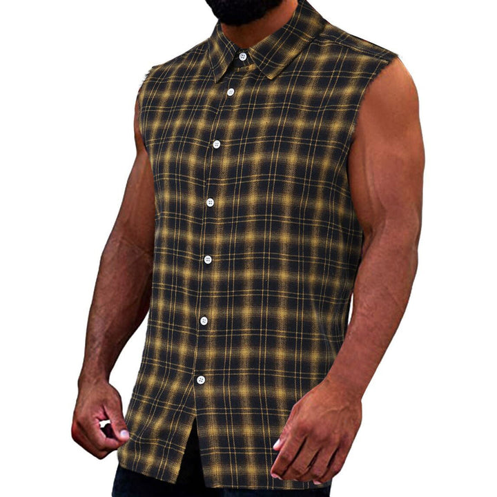 Herren Hemd | Slimfit Vintage | Mit Knöpfen | Sommer