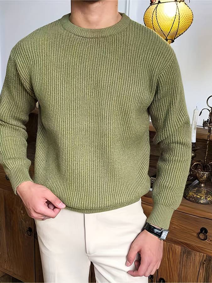 Herren Pullover | Regular Fit | Rundhals | Winter
