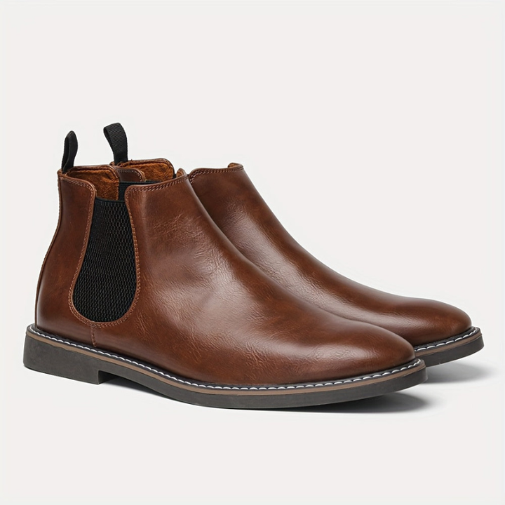 Winterstiefel Herren | Zweifarbiger Schaft | Rutschfeste Schuhe