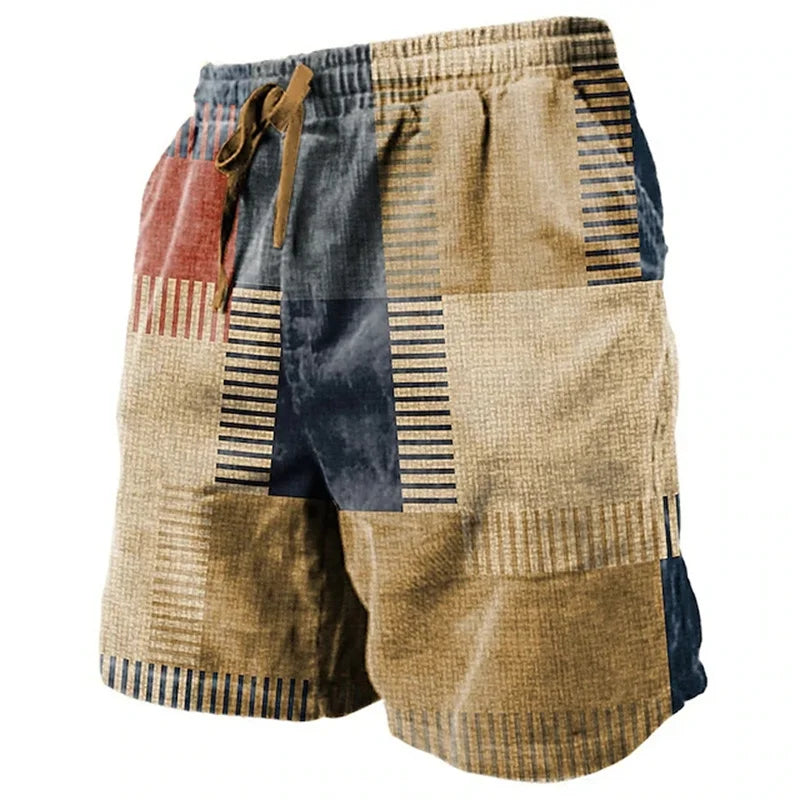 Herren Shorts | Retro | Mit Kordelzug | Sommer