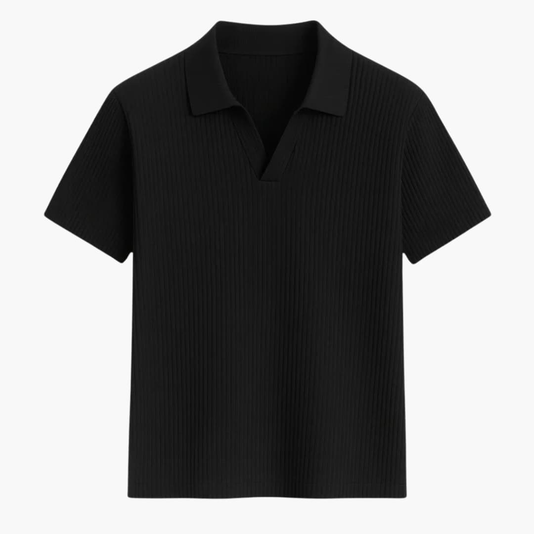 Herren Poloshirt | Gerippte Struktur | Kurzarm | Sommer