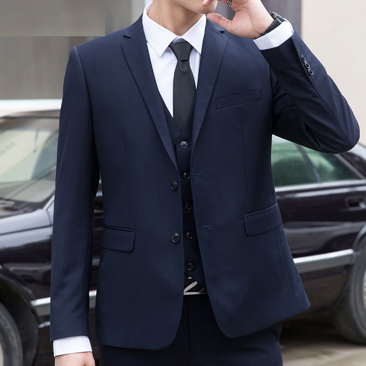 Herren Anzug | Elegant | Mit Knopfverschluss | Herbst