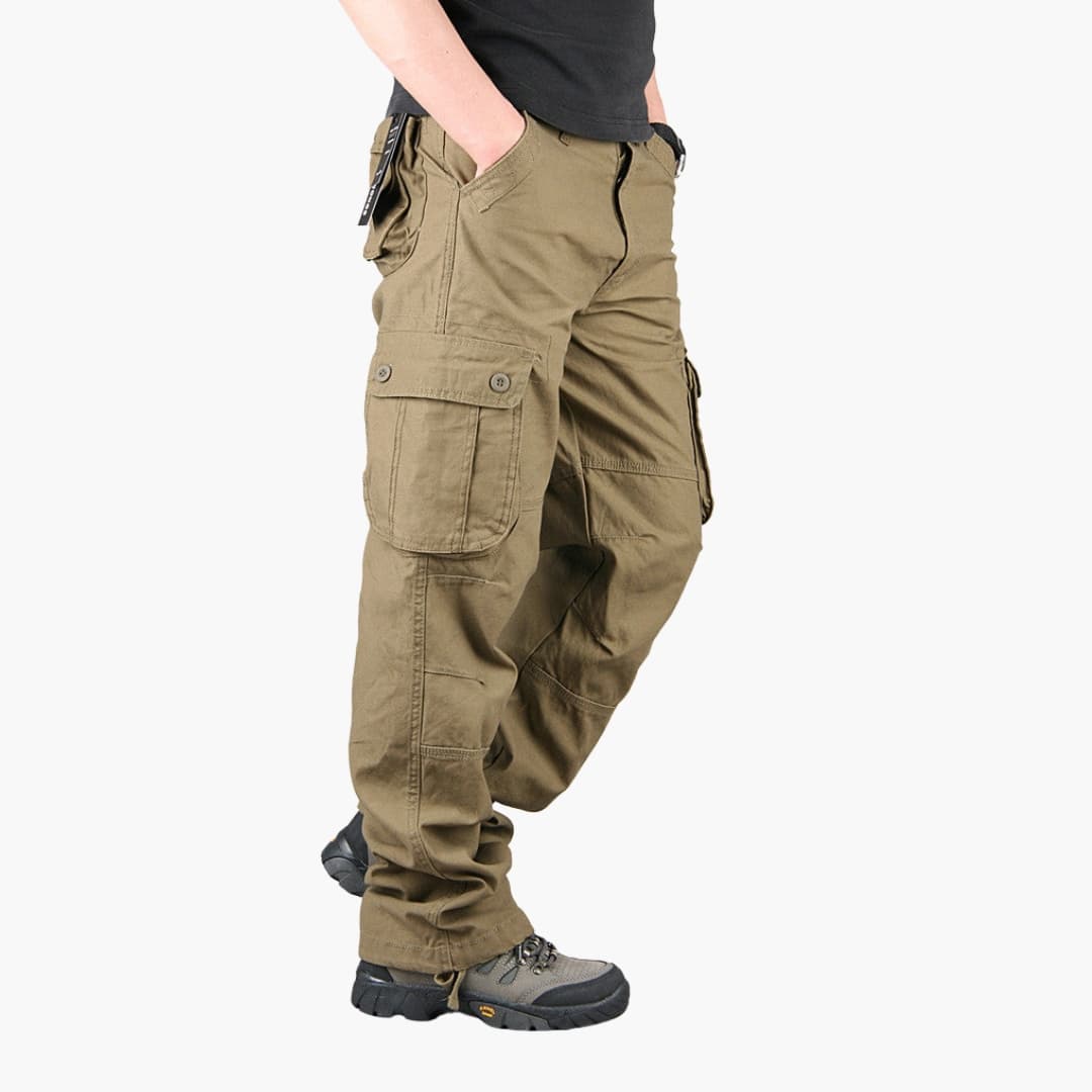 Herren Cargohose | Gerade Passform | Seitentaschen | Sommer