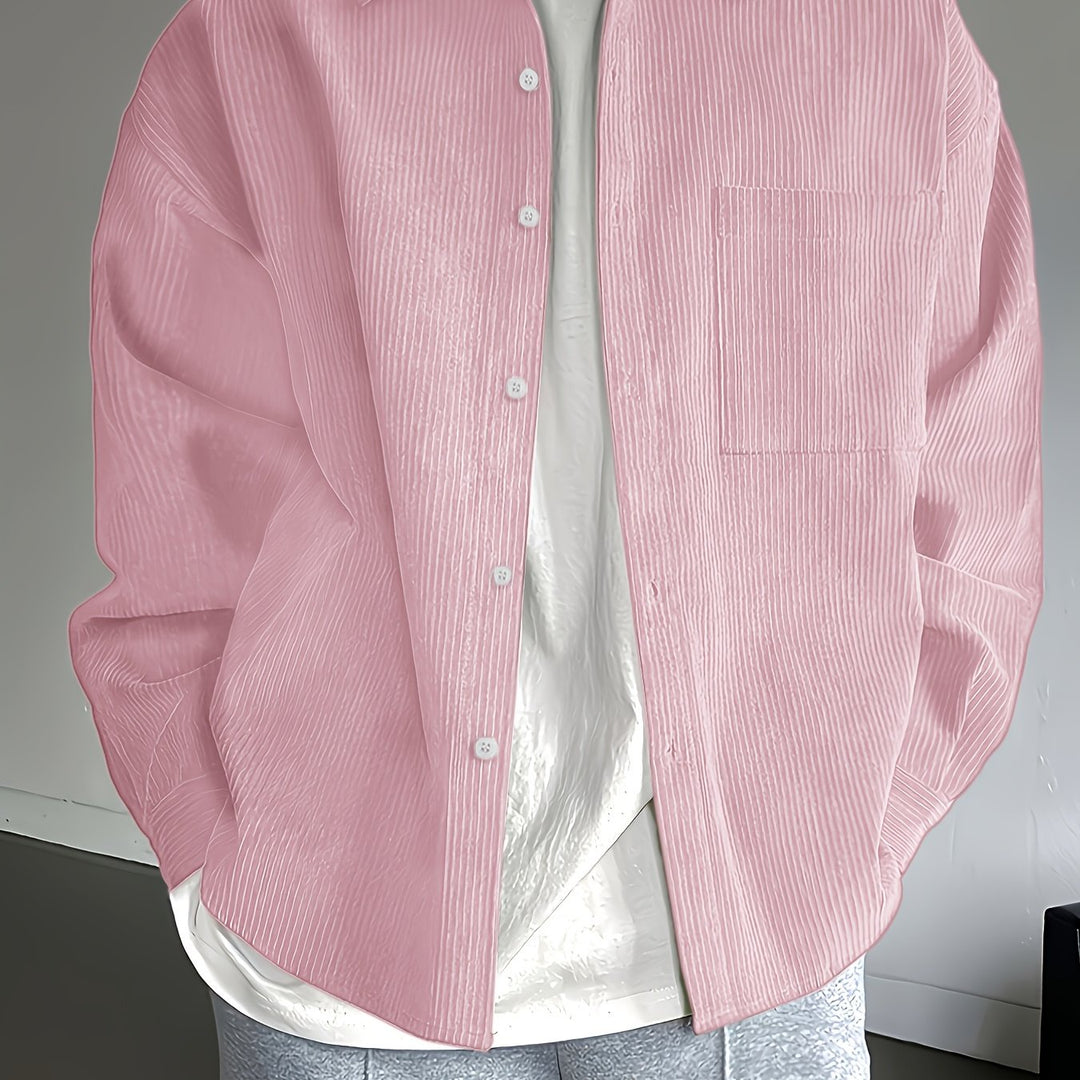 Herren Hemd | Oversized | Knopfleiste | Sommer