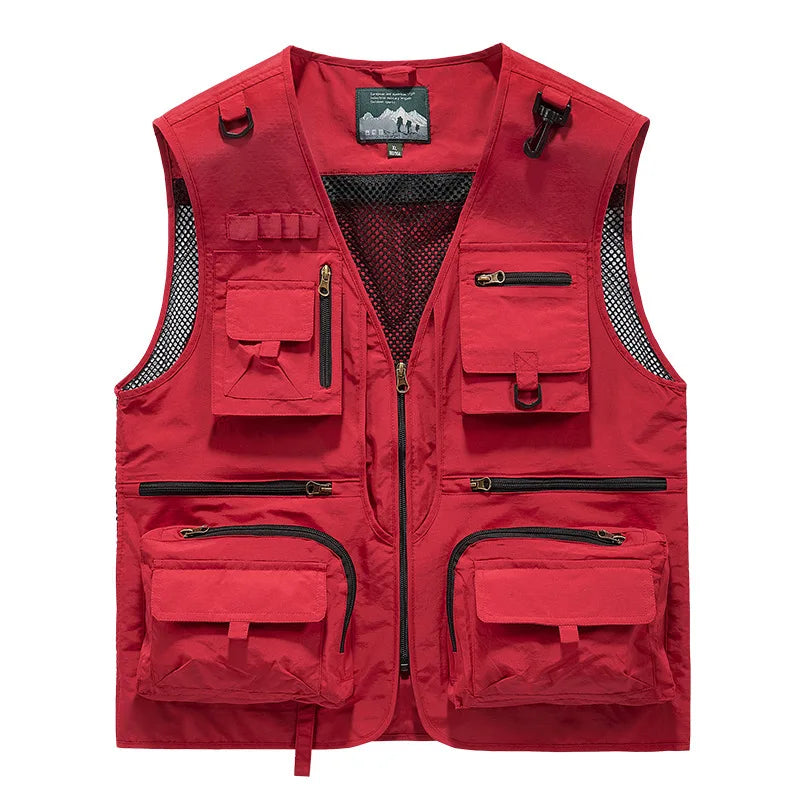 Herren Bodywarmer | Cargo | Mit Reißverschluss | Sommer