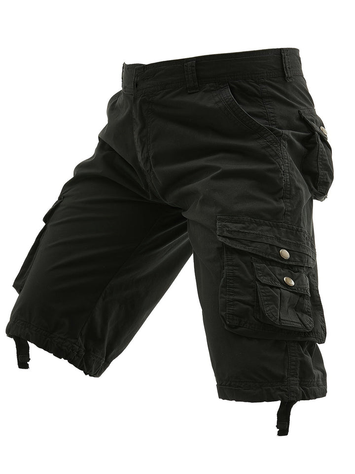Herren Cargoshorts | Bequem Baumwolle | Mit Seitentaschen | Lässiger Sommer
