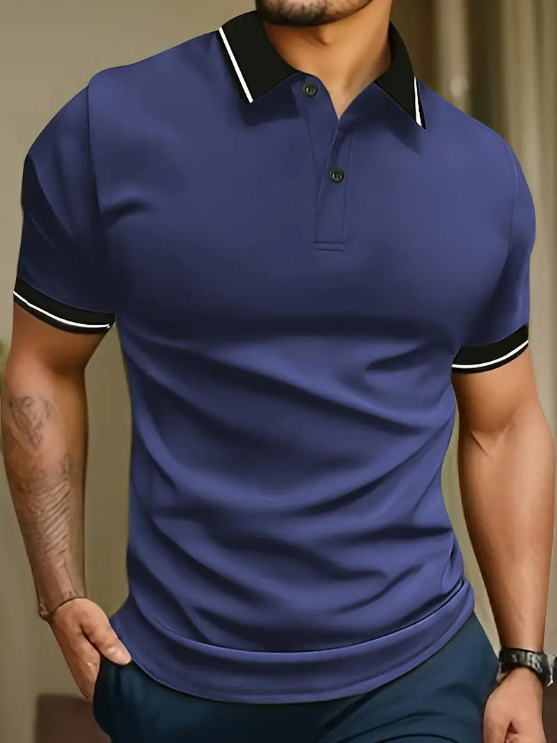 Herren Polohemd | Gerade Passform | Mit Knopfleiste | Sommer
