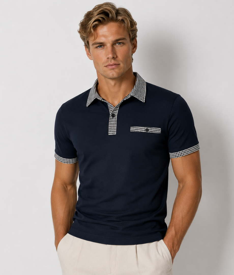 Herren Polohemd | Schmale Passform | Mit Knopfleiste | Sommer