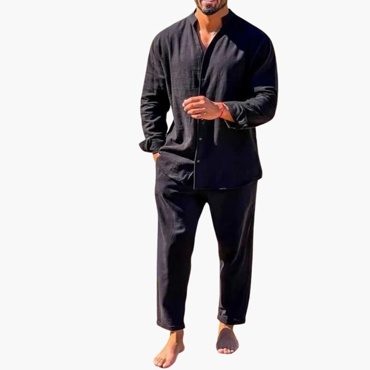 Herren Set | Elegant | Mit Knöpfen | Sommer