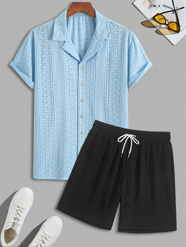 Herren Set | Elegant | Mit Knöpfen | Sommer