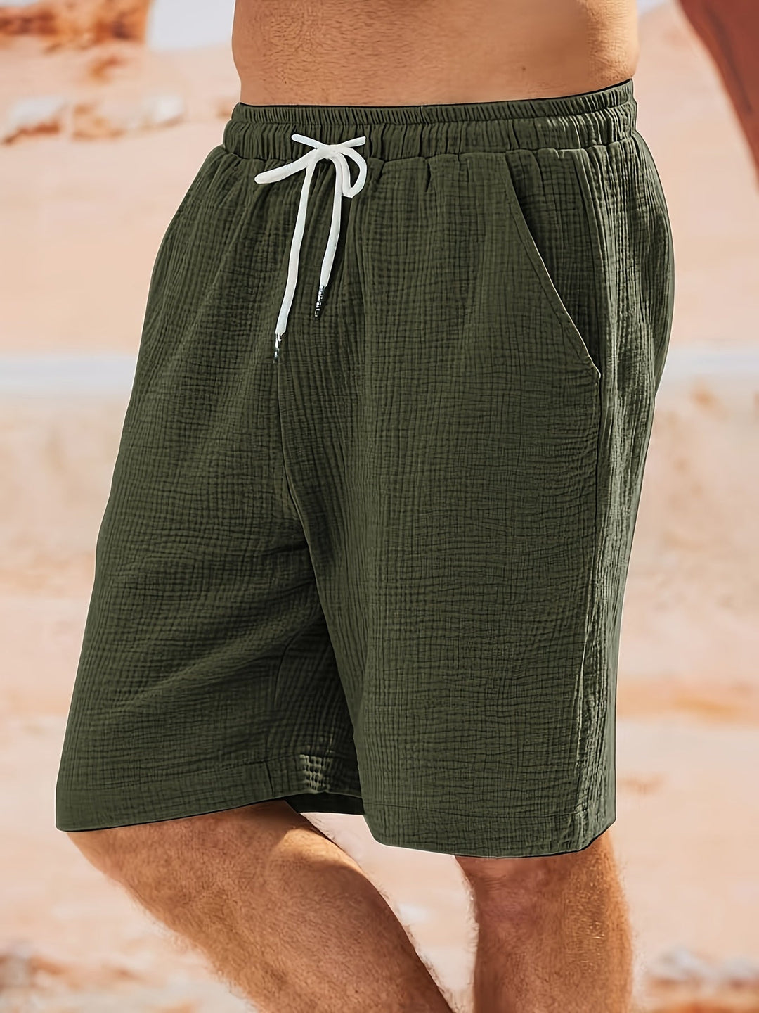 Herren Shorts | Lockerer Schnitt | Kordelzug | Sommer