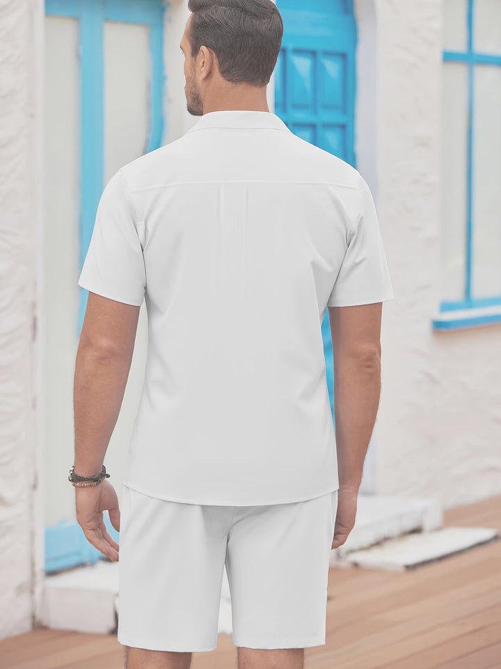Herren Set | Elegant | Mit Knöpfen | Sommer