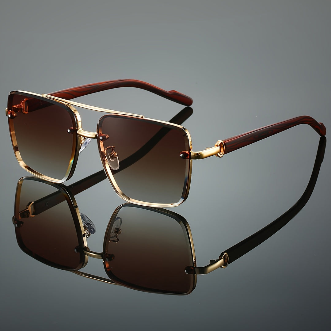 Herren Sonnenbrille | Elegant | Mit Bügel | Sommer Kantig