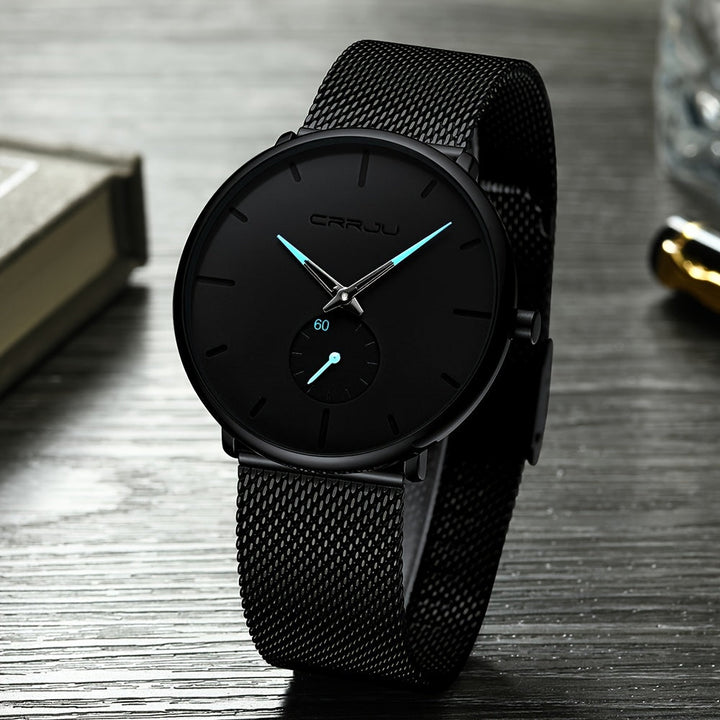 Herren Uhr | Minimalistisch | Meshband | Sommer Nova
