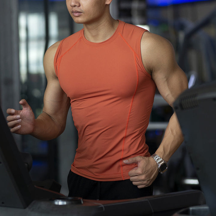 Herren Sporttop | Slimfit | Ärmellos | Sommer
