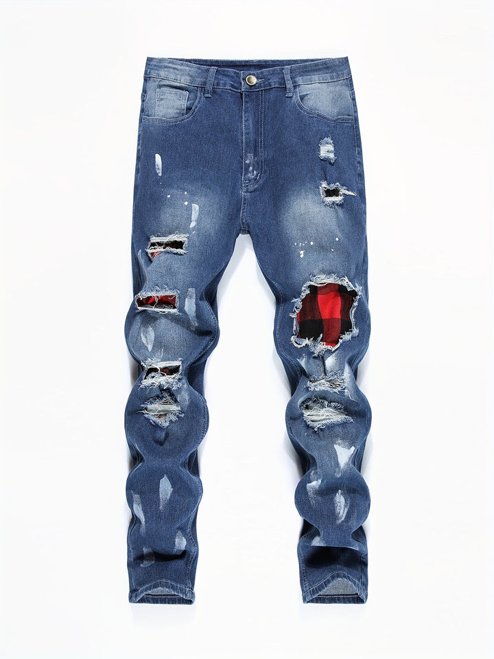 Herren Jeans | Slimfit | Mit Knopfverschluss | Sommer