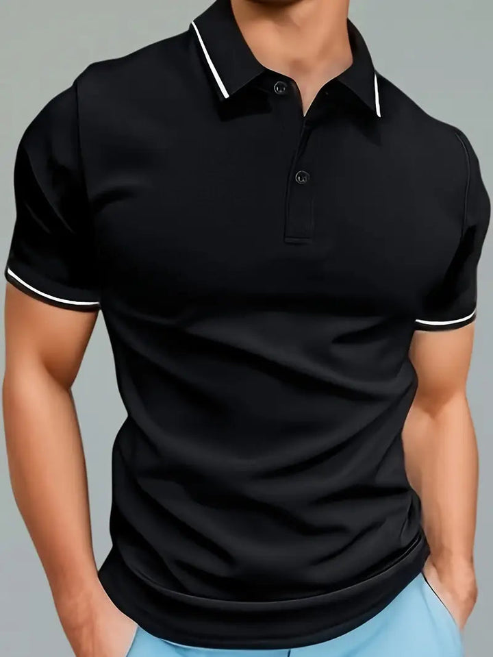Herren Polohemd | Gerade Passform | Mit Knopfleiste | Sommer
