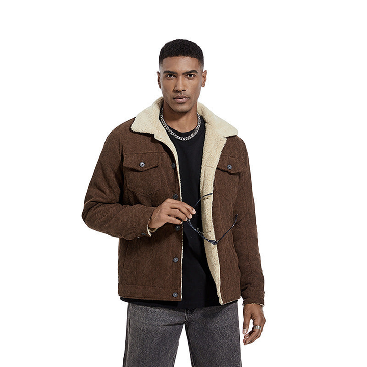 Jacke Herren | Winterjacke Herren Mode | Klassischer Warm Look