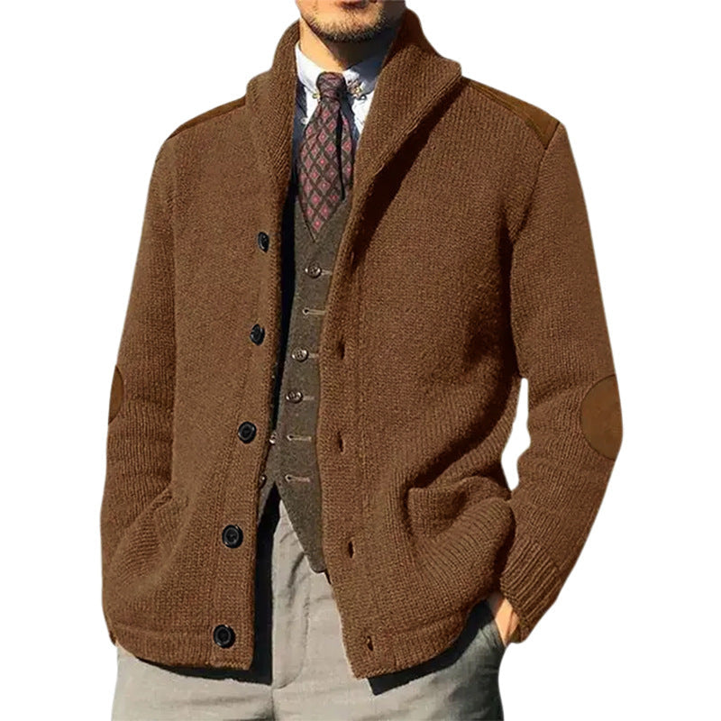 Herren Cardigan | Sjaalkragen Stil | Elegante Winterkleider
