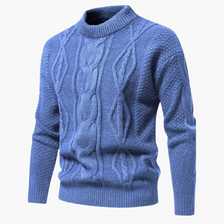 Pullover Herren | Kabelstrick Klassisch Warm | Strickpullover Herren Modern