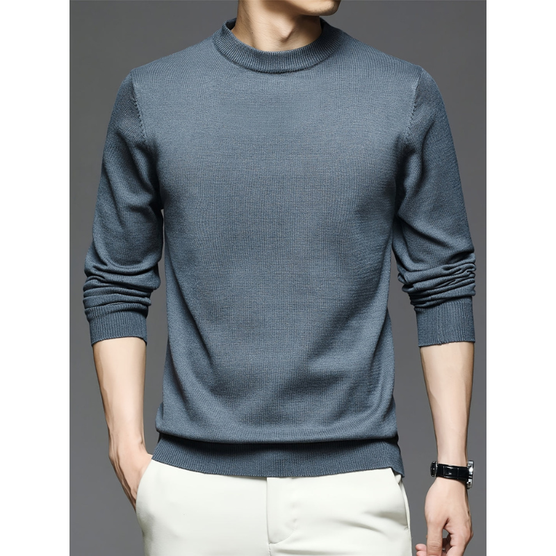 Pullover Herren | Rundhals und Langarm | Strickpullover