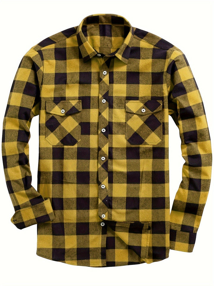 Herren Hemd | Regular Fit | Mit Knopfleiste | Herbst