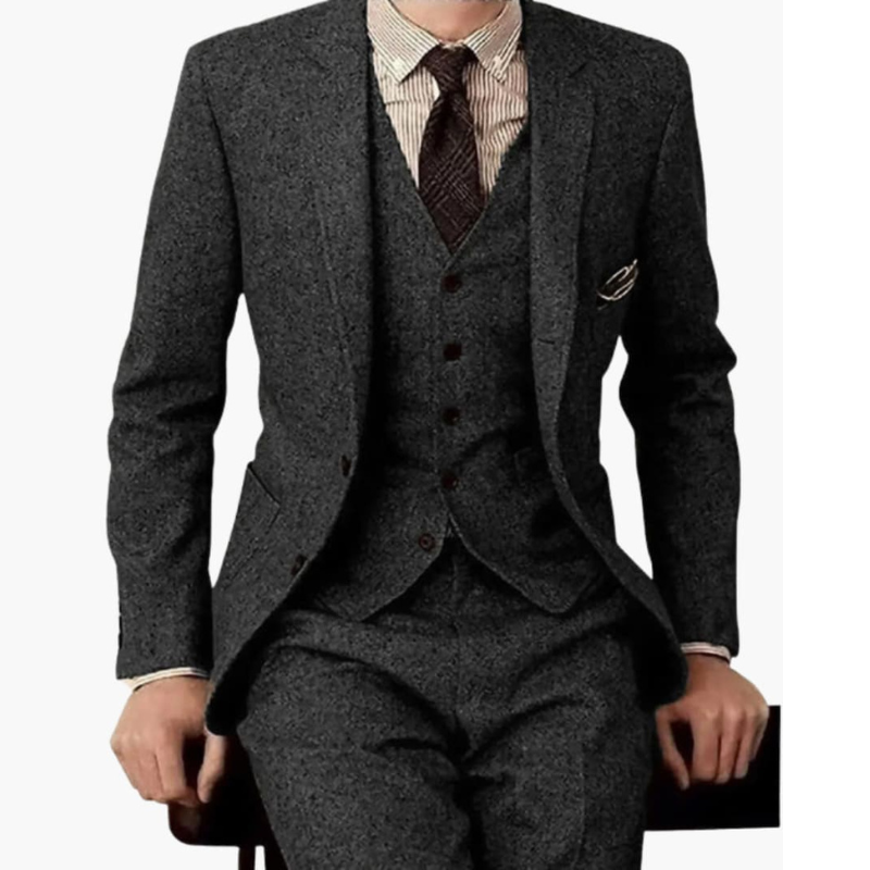 Herren Set | Dreiteilig Modern Design | Elegante Kleider Herren