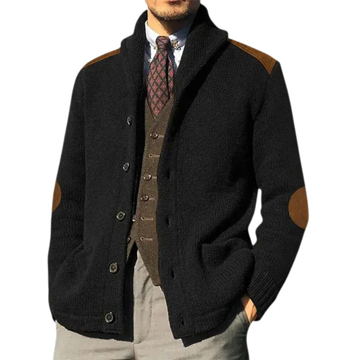 Herren Cardigan | Sjaalkragen Stil | Elegante Winterkleider