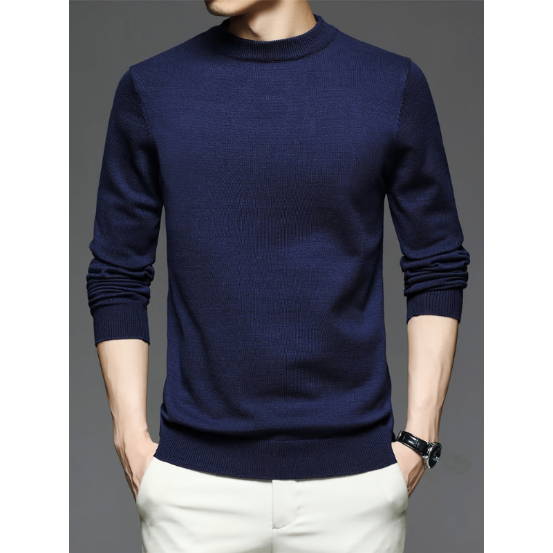 Pullover Herren | Rundhals und Langarm | Strickpullover