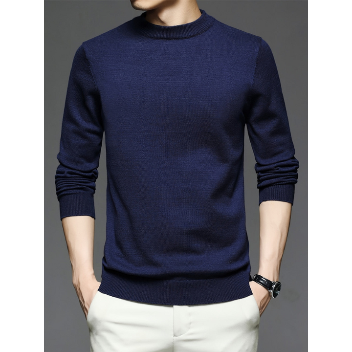 Pullover Herren | Rundhals und Langarm | Strickpullover