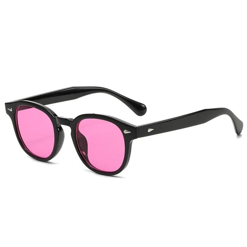 Herren Sonnenbrille | Schwarzes Gestell | Blau verspiegelte Gläser | Sommer