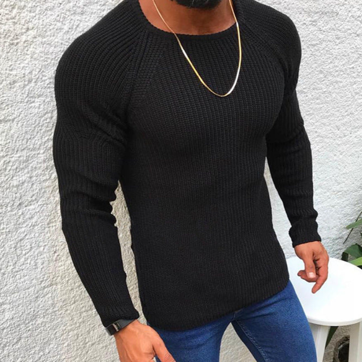 Herren Pulli | Slim Fit Stricktrui | Modischer Pullover