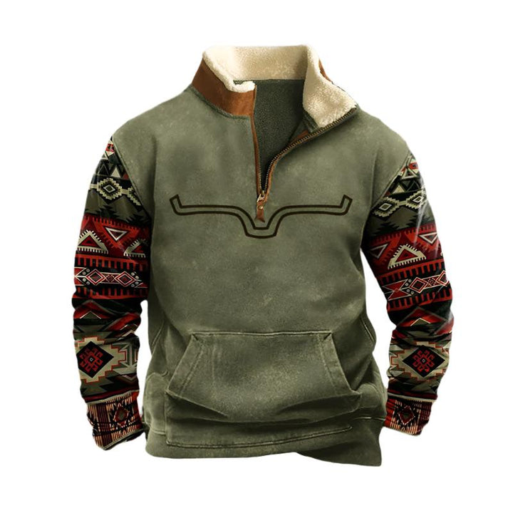 Pullover Herren | Herren Pulli Print | Leichter Casual Style
