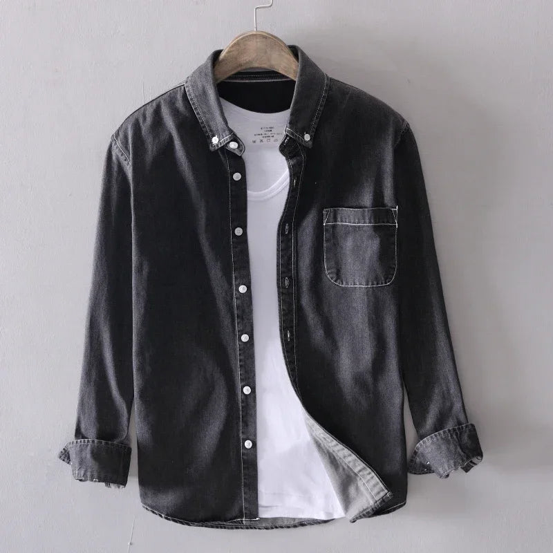 Herren Hemd | Straight | Mit Knöpfen | Sommer