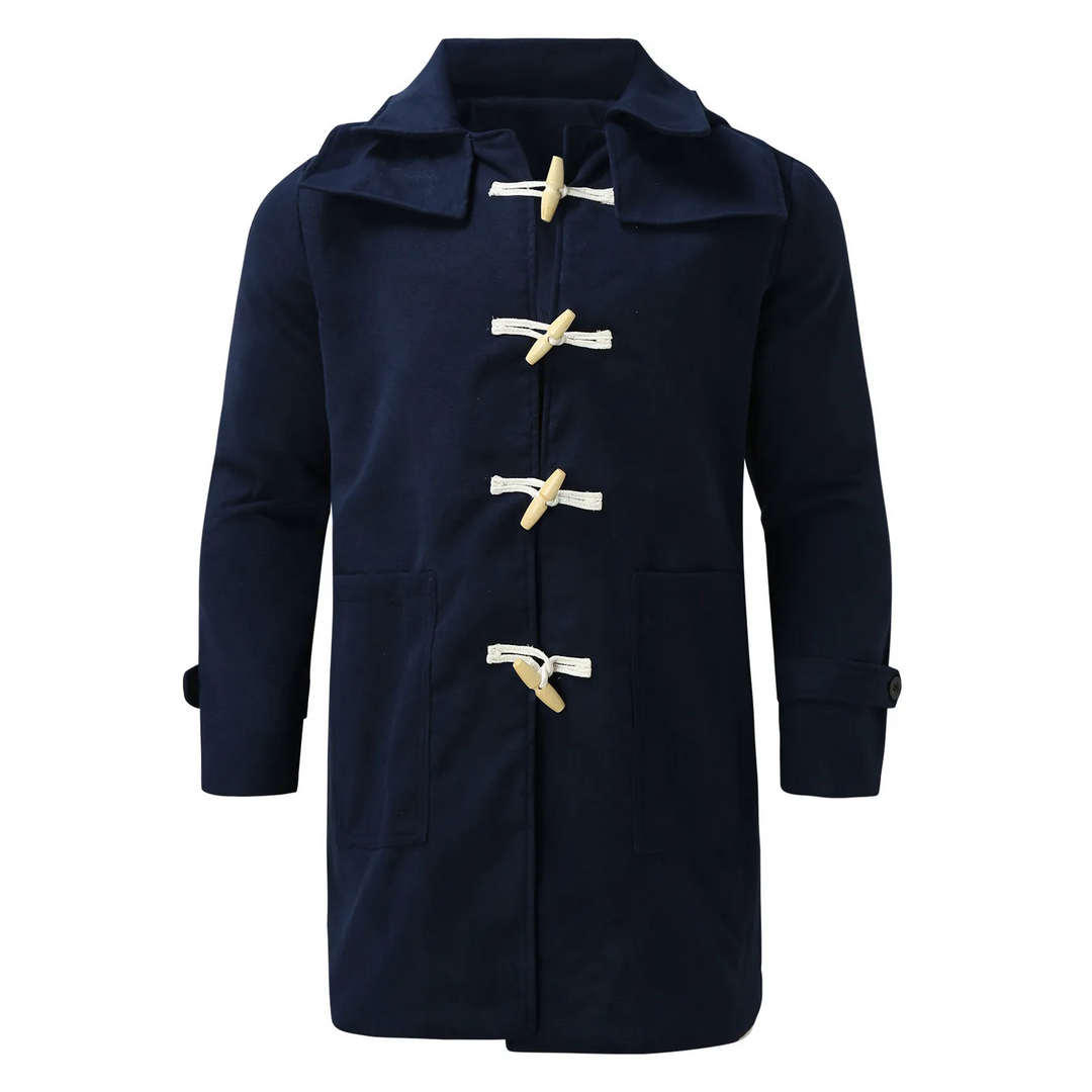 Herren Mantel | Regular fit | Mit Knöpfen | Winter