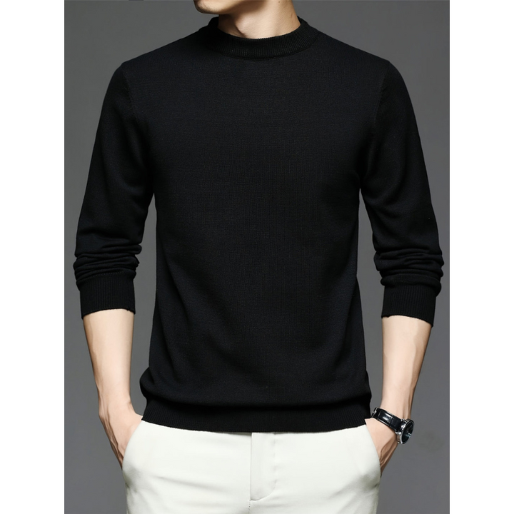 Pullover Herren | Rundhals und Langarm | Strickpullover
